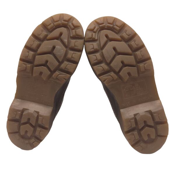 Dr. Martens 90s Vintage Brogue Platform Wingtip Steel Toe Black Womens Size 6 - Picture 6 of 11